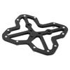 1 Pair  Aluminum Alloy Bike Bicyle Large Clipless Pedal Platform Adapters for SPDBlack