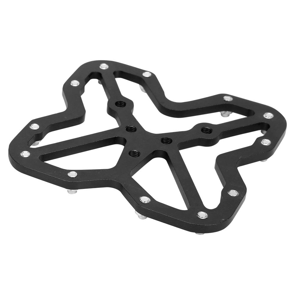 1 Pair  Aluminum Alloy Bike Bicyle Large Clipless Pedal Platform Adapters for SPDBlack
