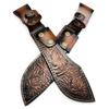 Handcrafted Leather Cutter Sheath Cutter Holder For Compacts Fixed Blade Outdoor Hand Stitched Water Resistant Design