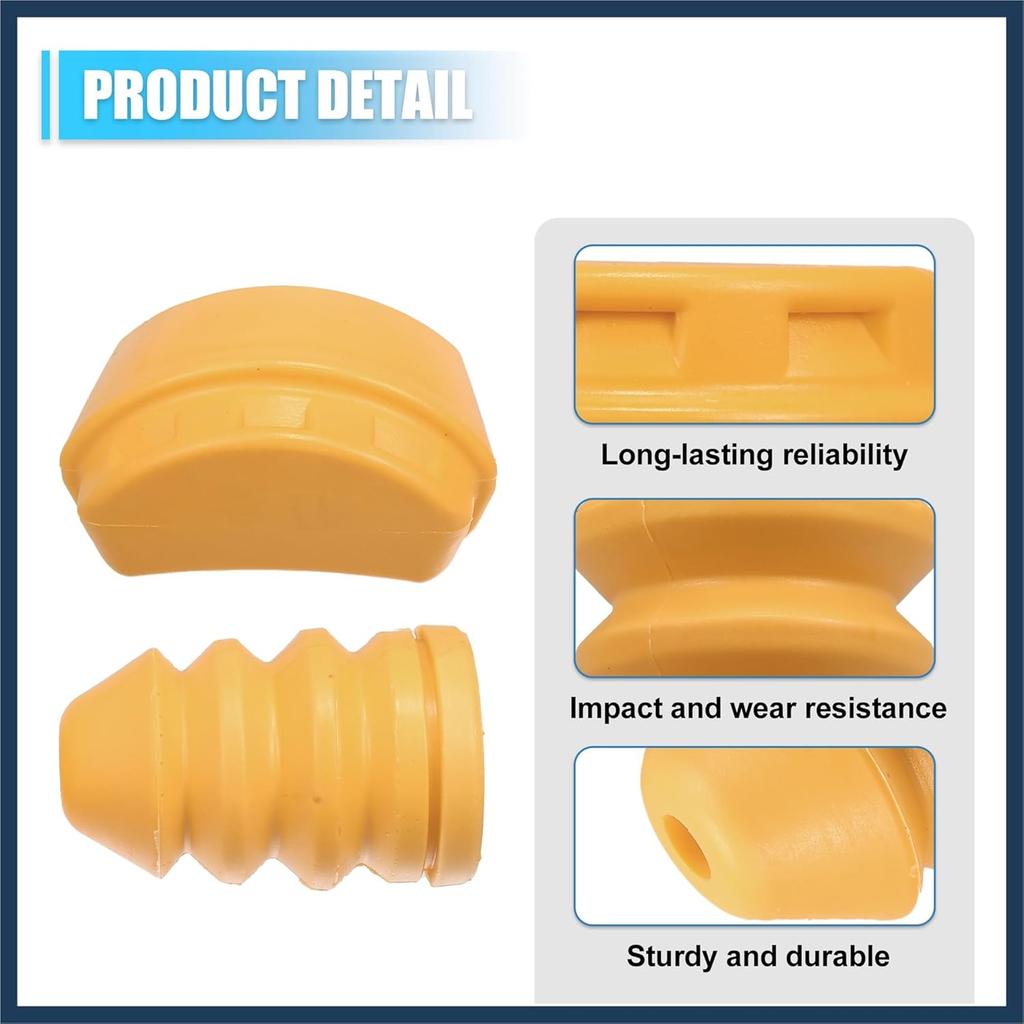 Front Upper Jounce Bumper Kit,Front Bump Stop,Jounce Shock Bumper Stop Replacement for Jeep Liberty KJ 2002-2007 52088705AB 52088684AB Pack of 4