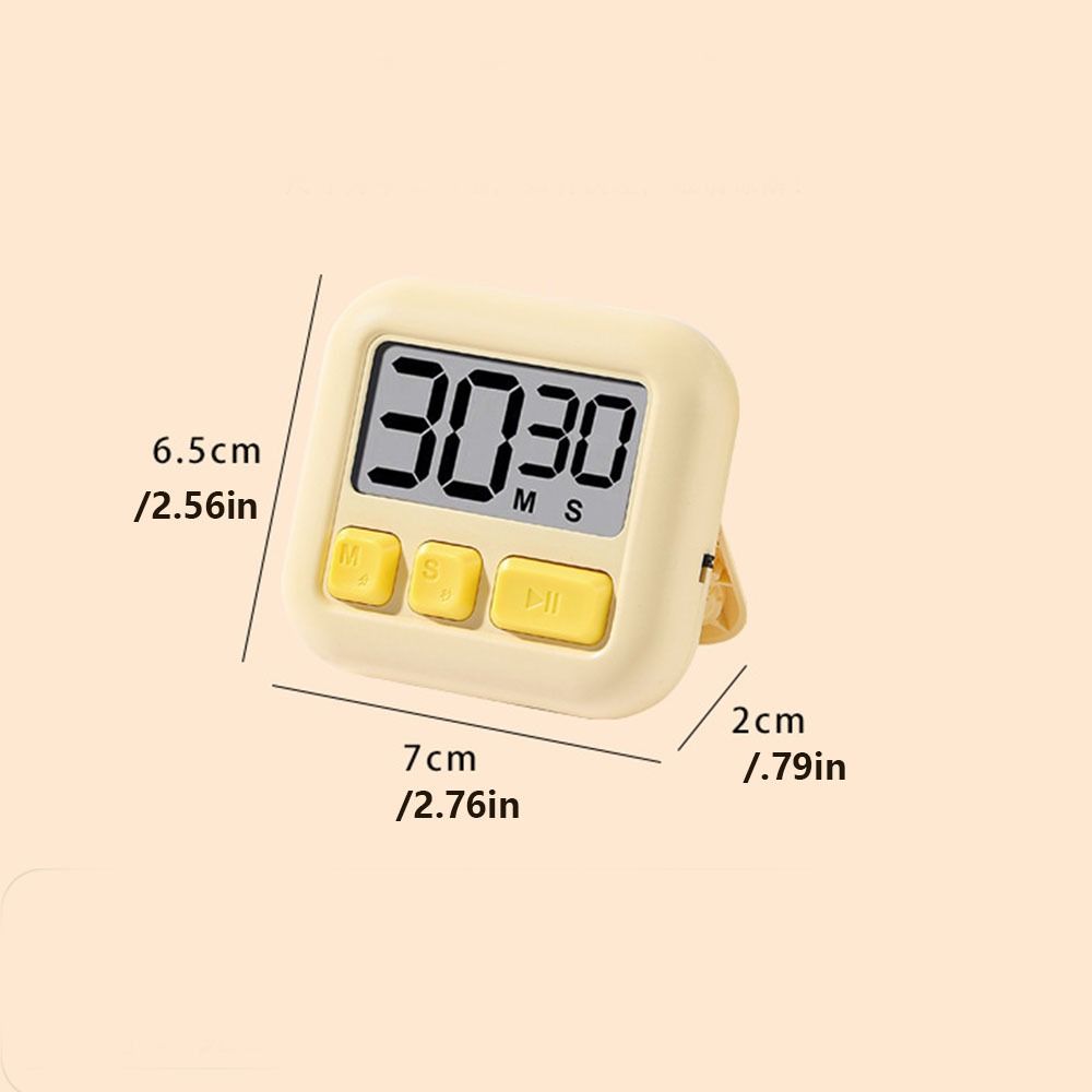 LCD Digital Kitchen Timer with Stand Alarm Clock Counter Portable Countup Timer Timer Reminder