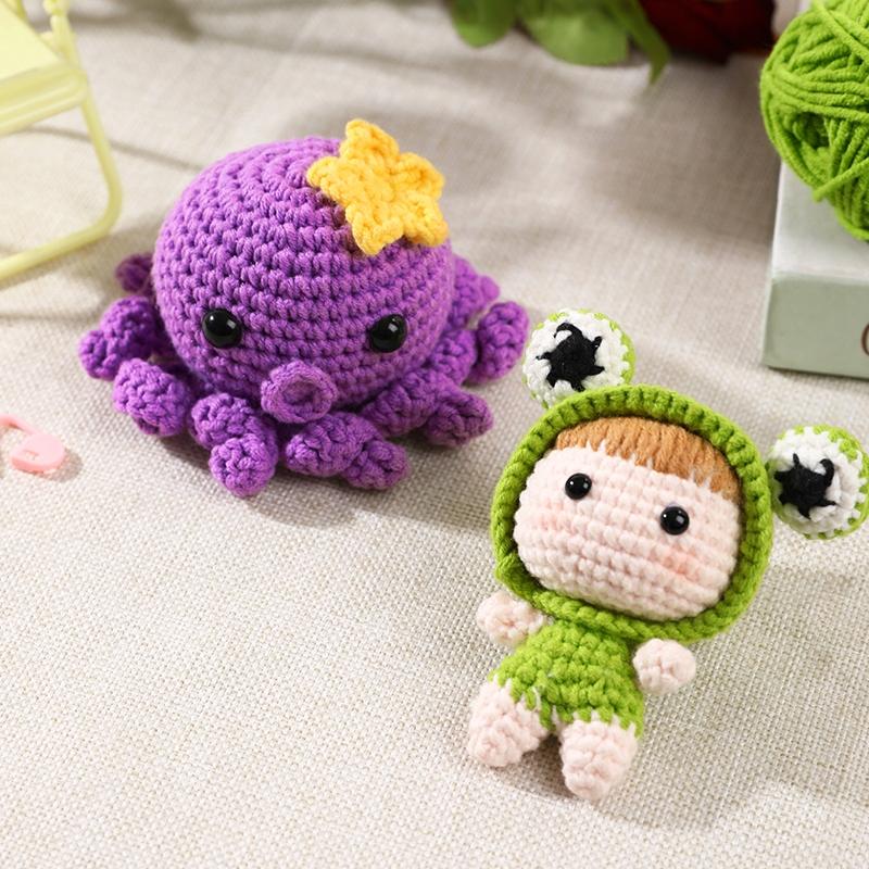 Crochet Kit Complete Diy Gift Kids Plant