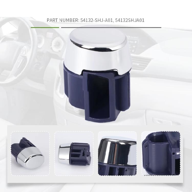 Precise Car Transmission Shifter Lever Knob Push Button With Spring Kit for 54132SHJA01 Quick Response Smooth Operation