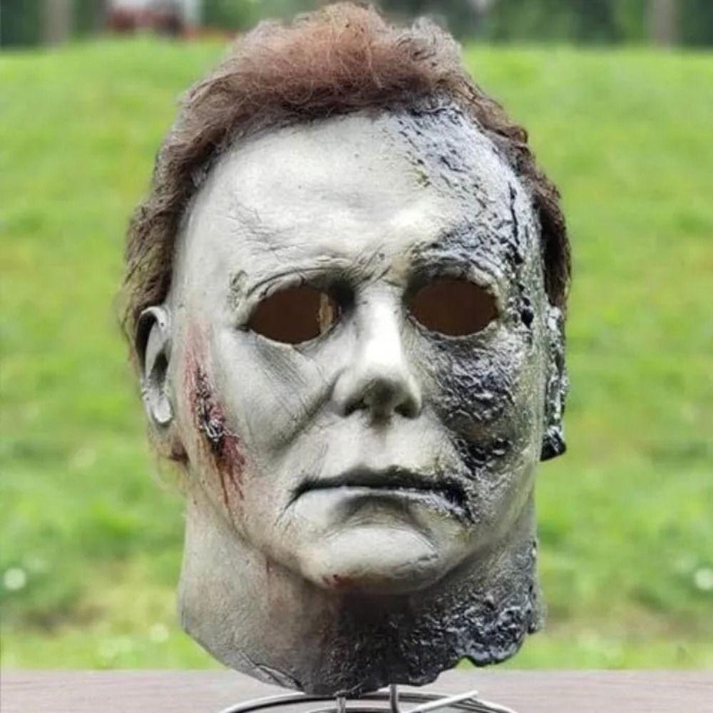 Realistická maska zabijáka Latexové Halloweenské masky Záludné hračky Maska Michaela Myerse Cosplay