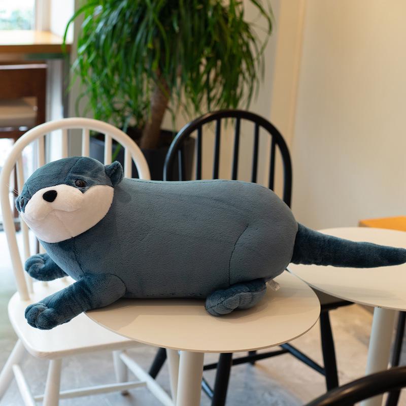 Adorable Otter Plush Doll Pillow - Perfect Animal Ornament & Children's Birthday Gift