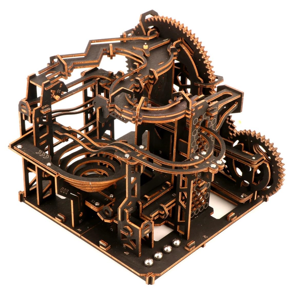 

Sulanx 3D Wooden Puzzle Marble Coaster Handmade