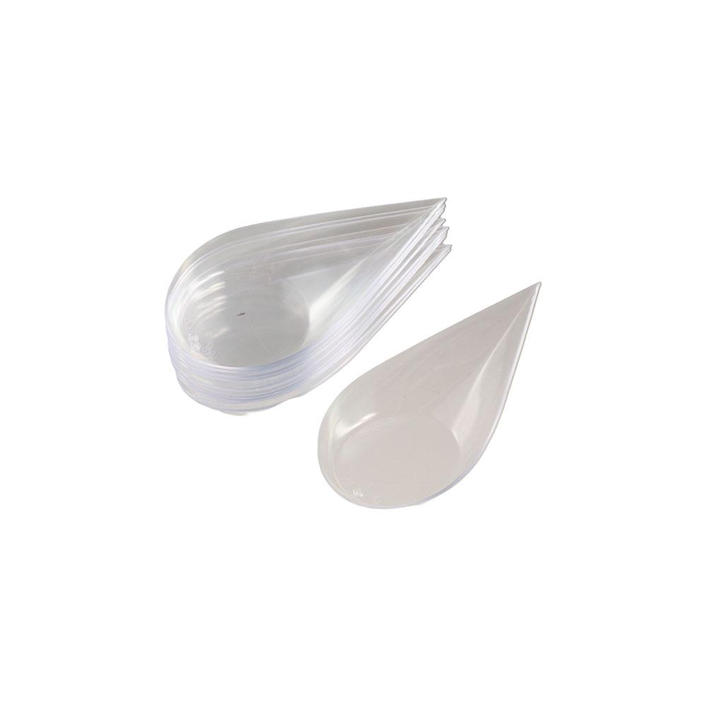 10Pcs Pastry Container Unbreakable Drop Appetizer Plates Plastic Reusable Dessert Cups Sauce Dish Tasting Cup Jelly