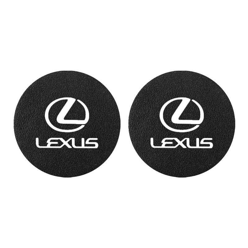 

2Pcs Car Coasters Carbon Fiber Cup Holder Mat For Lexus RX330 IS250 Ct200h ES300h Car Interior Accessories Decorative Coasters