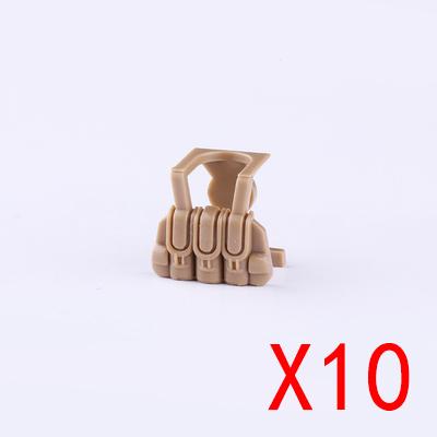 Building Blocks Soldier Figures Equipments Accessories Gifts Toys MOC USA Army Bulletproof Armored Vest Mini Bricks Toy DIY R28