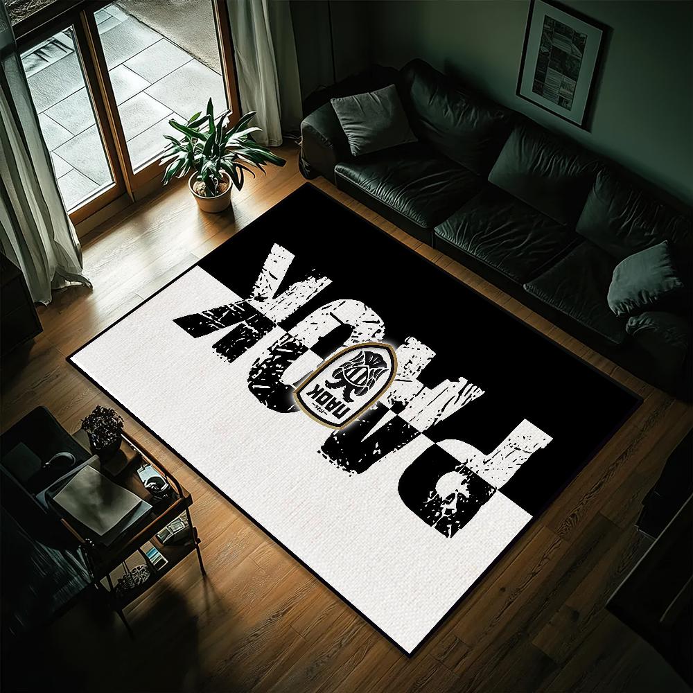 Fashion Club PAOK FC Small Carpet Bedside Kitchen Bath Living Home House Bedroom Floor Mat Doormat Rug Decoration
