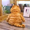 Niedliche Garfield-Plüschpuppe, Geschenkspielzeug, Plüschkissen, Junge, Mädchen, gelbe Katze, Tier-Cartoon-Junge(30 cm)