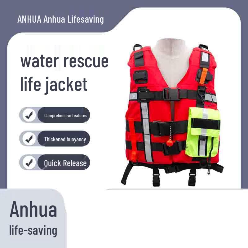 Yunzhisun Heavy-Duty Whitewater & Water Rescue Life Vest Universal Fit