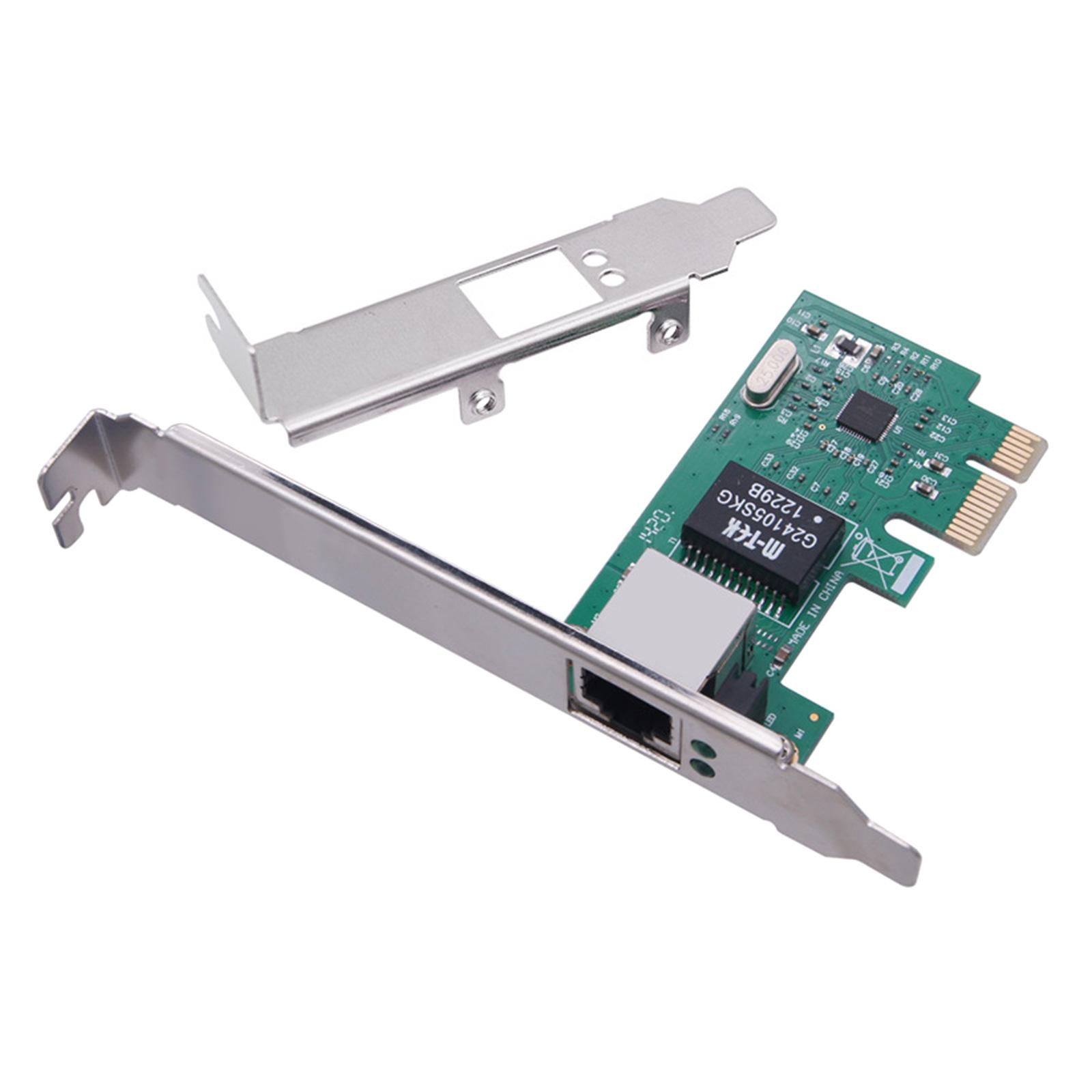 

RTL8111E RJ45 PCIE Gigabit Ethernet LAN Networking Card 10/100/1000Mbps Adapter Мережевий адаптер Ethernet для настільного ПК