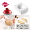 Aibai 6-Inch Semi-Circular Silicone Mousseline Mold here ape Cake Mold Baking Tools French Sle Hand Waable