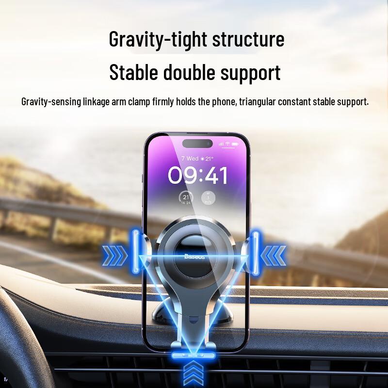 Baseus Gravity Suction Cup Car Phone Holder