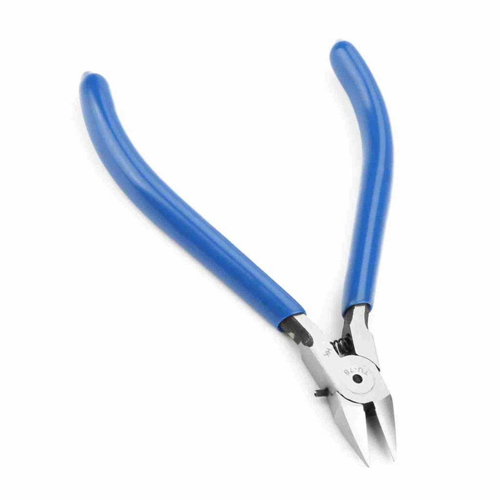 TU7B 4.5in Electronic Diagonal Pliers Cable Side Cutting Nippers Wire Cutter Tool