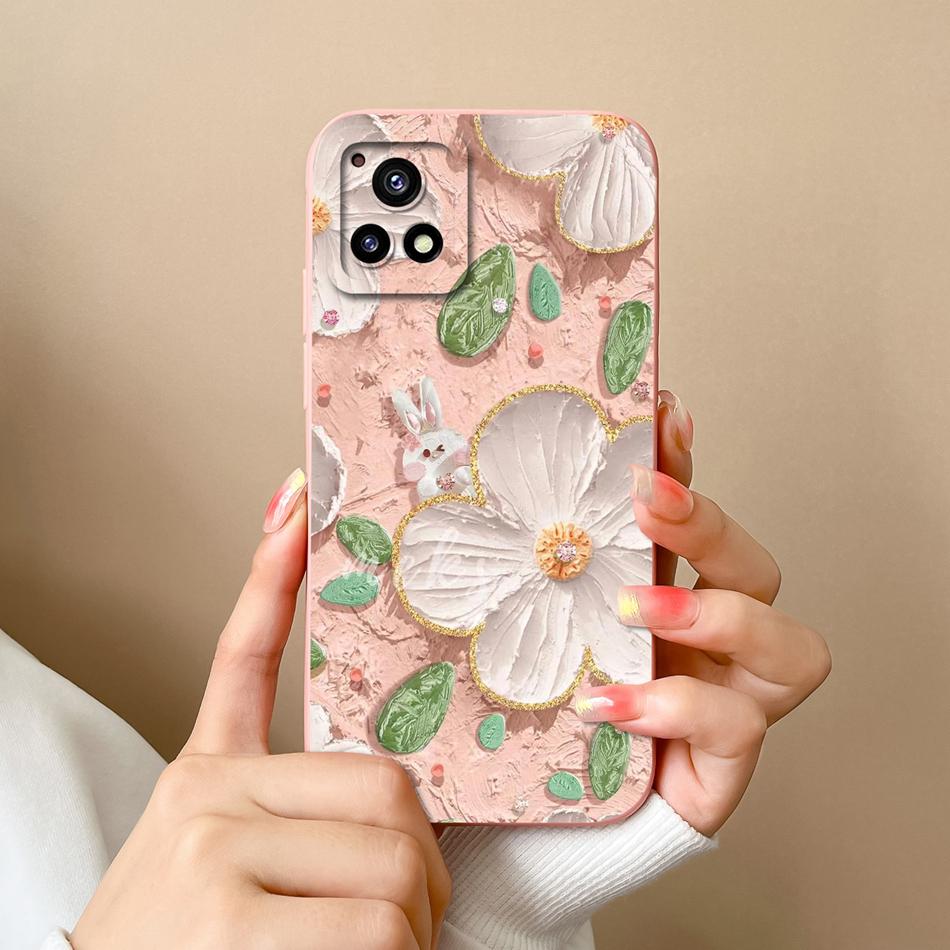 For Vivo Y72 Y72S Y52S Y54S Phone Case Stylish Design Soft Liquid Silicone Back Cover For Vivo Y 72 Y 52S Y 54S Shockproof Funda