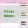 Art d'ongles Œil de Chat Arc-en-ciel Fait Main Style Court Tailles Xs/s/m