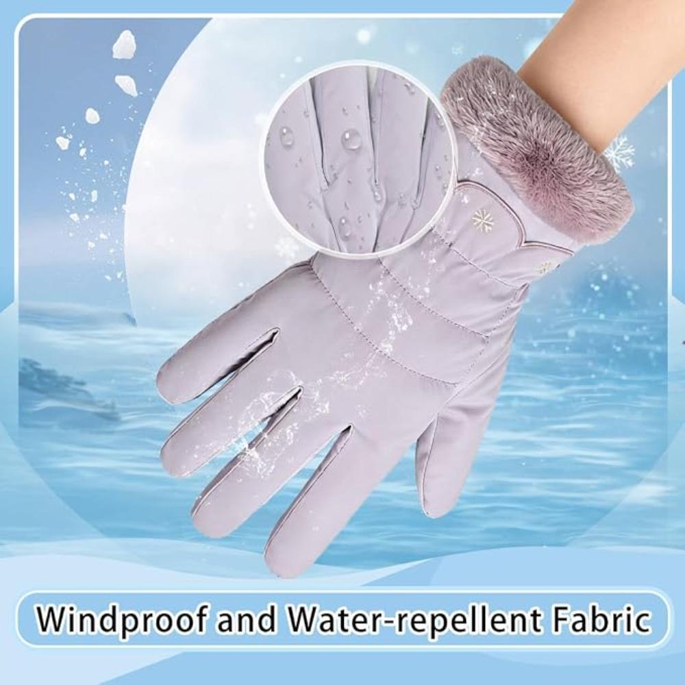 Windproof Thermal Ski Gloves Touchscreen Outdoor Cycling Gloves New Winter Gloves  for Cold Weather