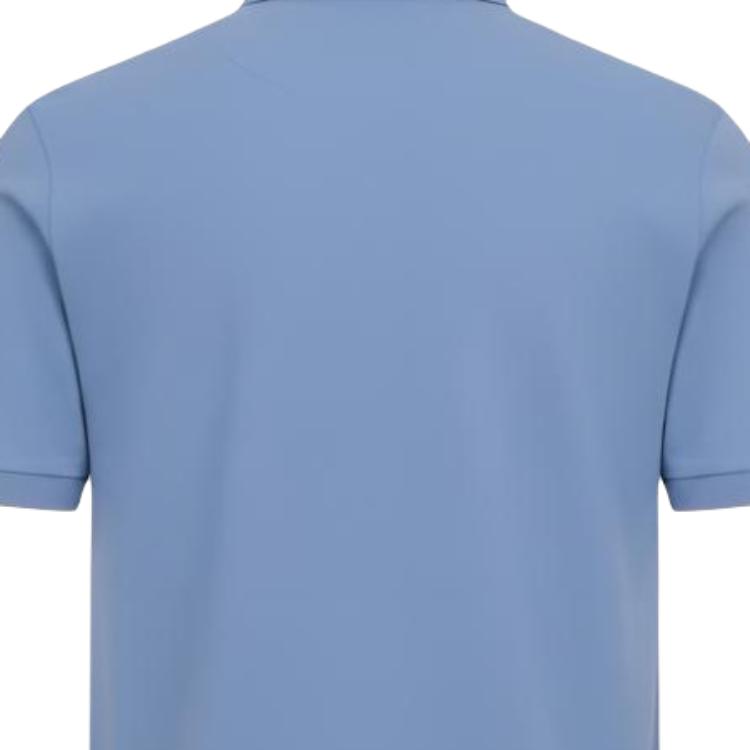 Stone Island Logo Short Sleeve Button Solid Polo Shirt Men polo shirts L1S152200008S0017-V0041