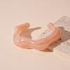 Hip Hop Irregular Wide Bracelet Geometric Retro Hand Ring Temperament Acrylic Bangle  Girls