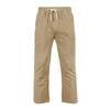 2026 Men's Linen Summer Pants Beach Pants Drawstring Vertical Stripes Straight Casual Breathable Comfortable Long Trousers