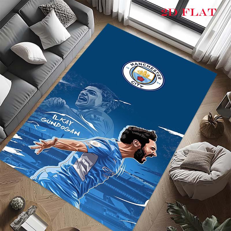The Blues Team Carpet Rug for Living Room Bedroom Home Sofa Decoration,Kids Play Nonslip Floor Mat