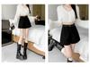 2024 Autumn/Winter Women's Woolen High Waist Wide Leg Shorts - Stylish Casual Fashion Shorts