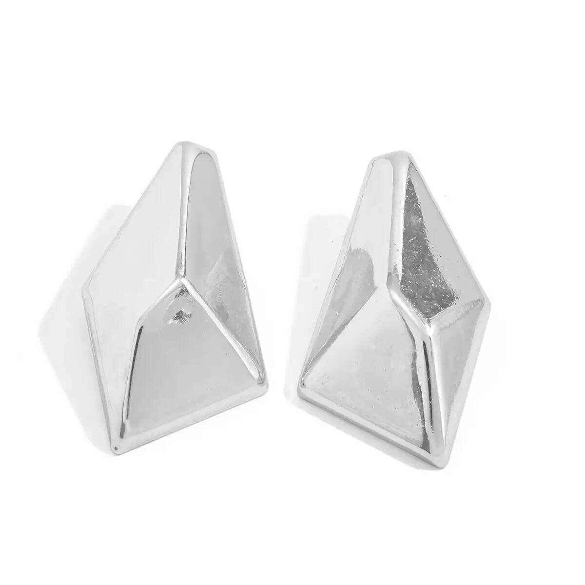 

Ingemark Simple Geometric Irregular Tapered Stud Earrings Women Trendy Gold Color Metal Piercing Earring Daily Jewelry Accessory