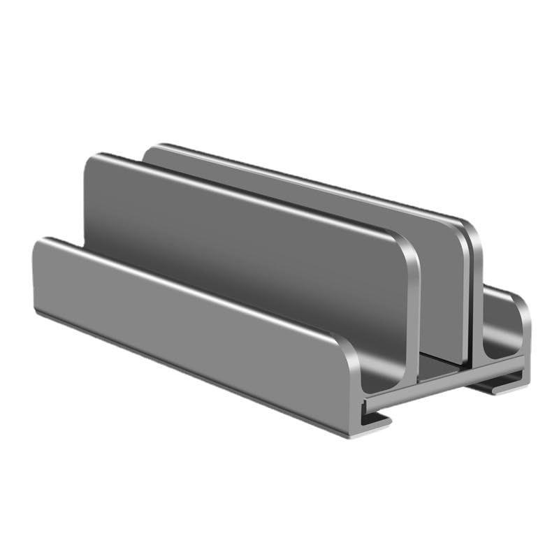 WAYetTO Laptop PC Vertical Adjustable 3 Units Aluminum Tablet Notebook Gray Stand, Stand, Storage, Width, Storage, Alloy, PC, Computer, Laptop, PC,