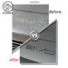 For BYD Song Plus EV DMI 2024 2025 BYD SEALION 6 Accessories Car Front Bumper Emblem Badge Decal Black Carbon Logo Refit Sticker
