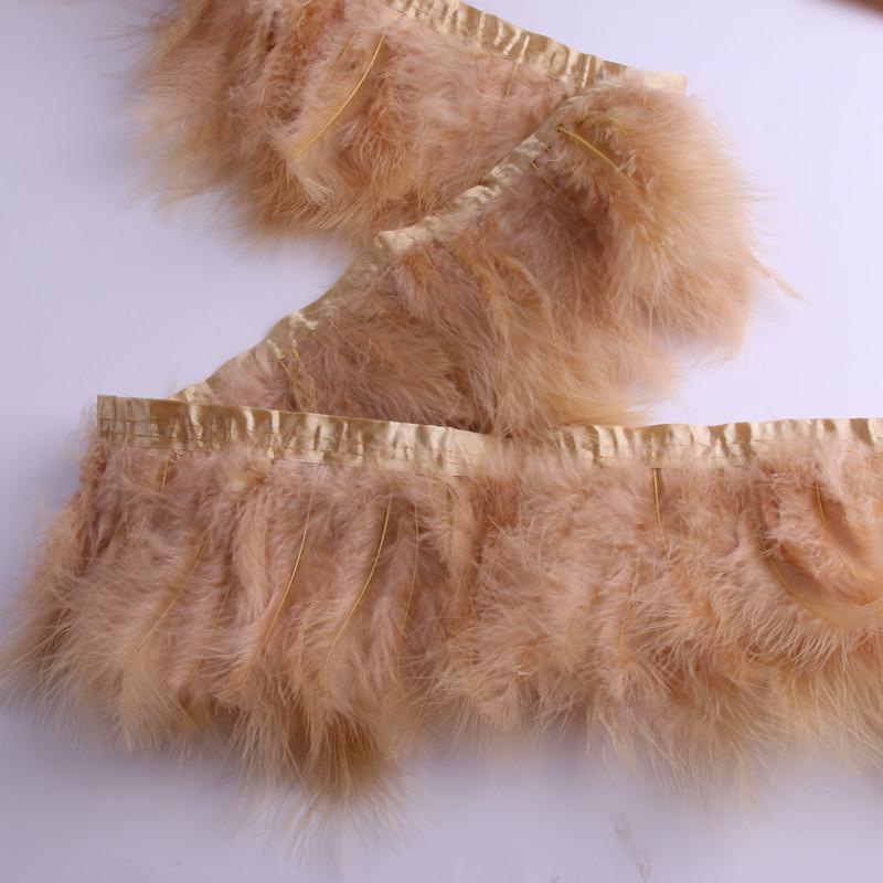 DIY Turkey Feather Fringe for Headdress and Corsage Decorations