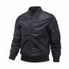 Solid Color Bomber Jacket Men Fashion Aviator Baseball Jacket New In Outerwears Spring Autumn Ropa Hombre Jackets For Men XS-5XL