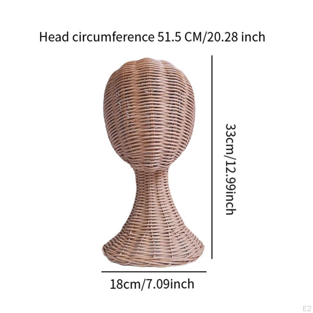 Mannequin Head Hat Display Holder Stand Fashionable Stable Base Wig Rack for Scarf