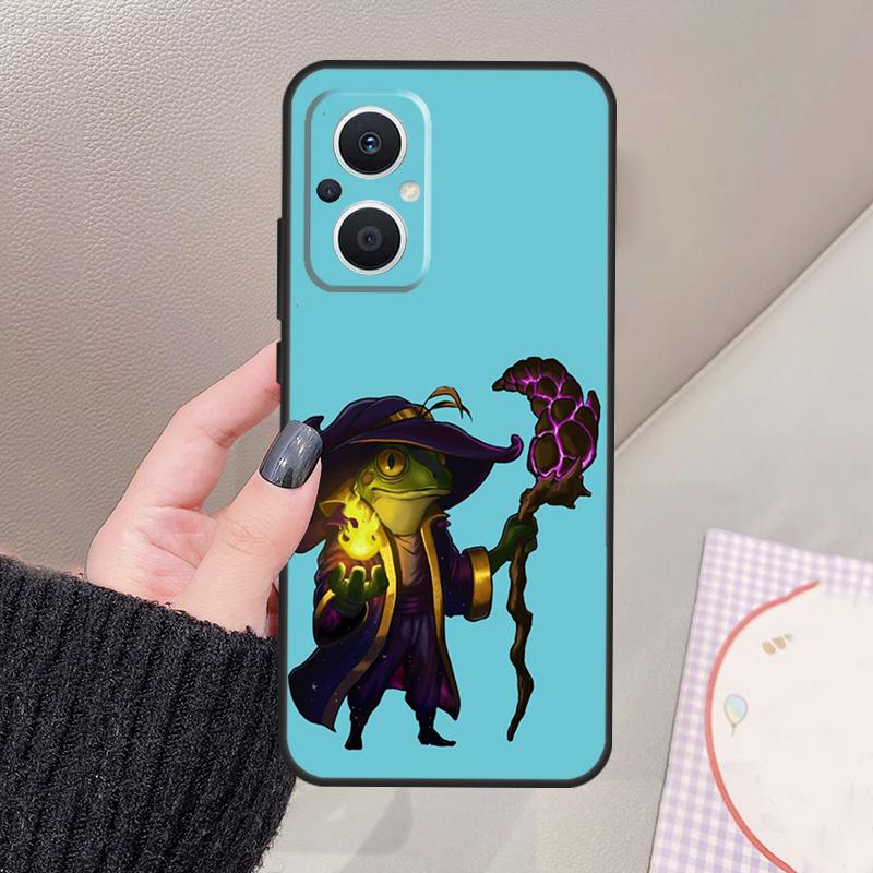 Cute Mouse Axolotl Frog Wizard Funda For OPPO Reno 12 14 13 11 10 Pro 11F 12F 13F 14F 7 8 Lite OPPO Find X6 X5 X8 X9 Pro Case