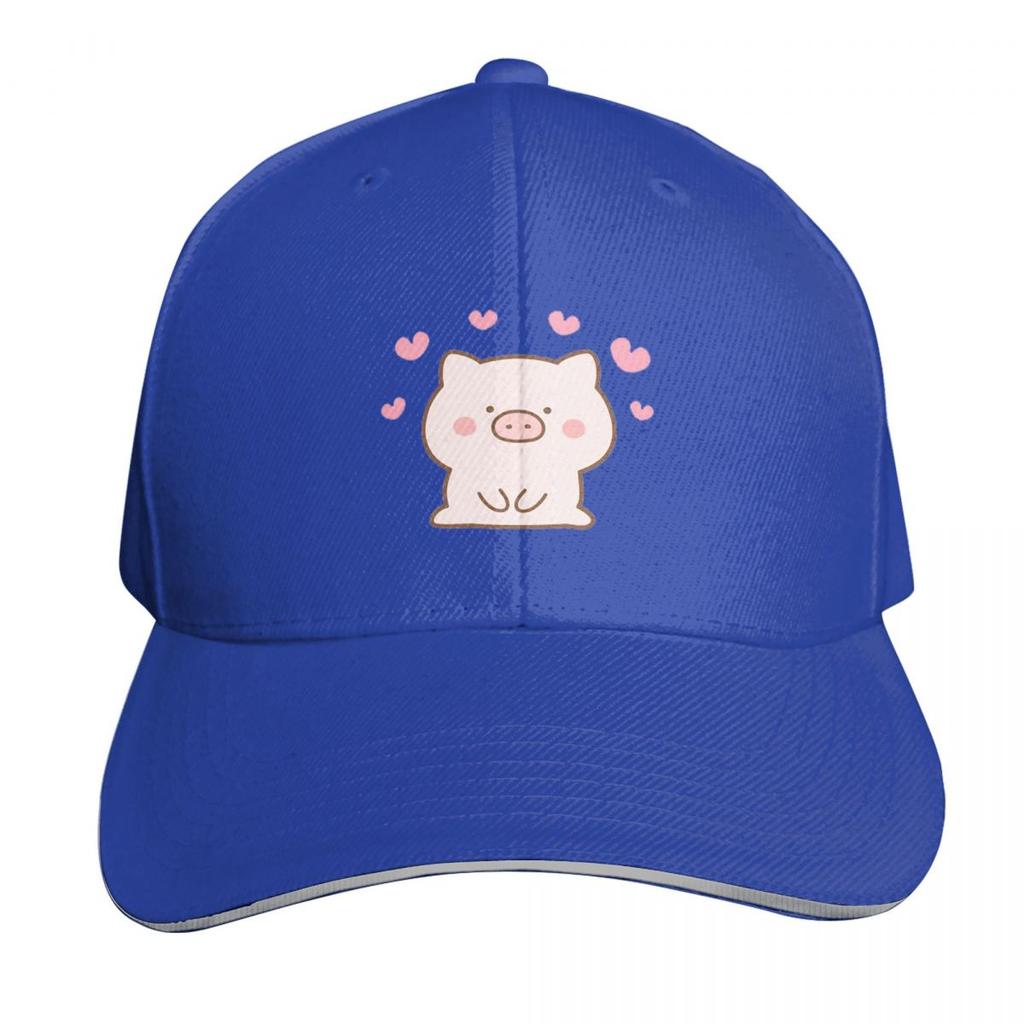 Lots Of Little Hearts Pig Emoticon Cap Fashion Casual Baseball Caps Adjustable Hat Hip Hop Summer Unisex Baseball Hats