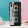 Funda de Teléfono con Diseño de Cassette de Cinta de Audio Para iPhone 17 Air 16 15 14 13 12 11 Pro Max 12 13 mini 15 16 Plus 16e Funda Coque