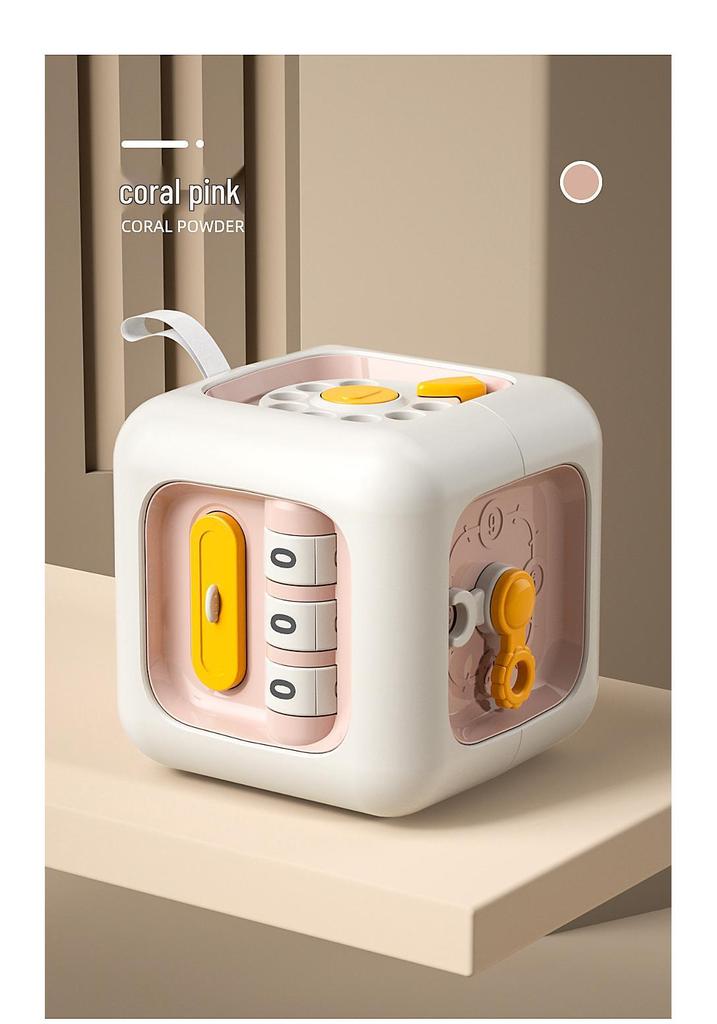 Multifunctional Montessori Six-Sided Educational Baby Activity Cube Toy
