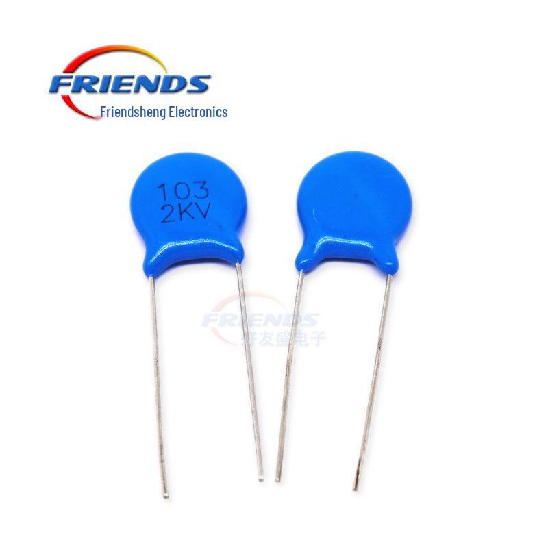 High Voltage Ceramic Capacitor 1KV/2KV, 102/103, 100NF, 3.5MM
