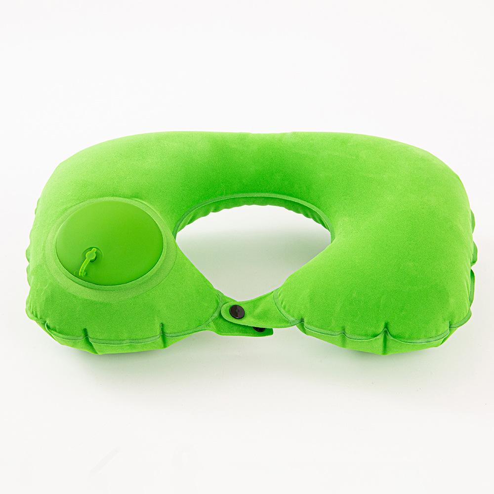 Milk Silk Inflatable U-Shaped Neck Pillow for Travel