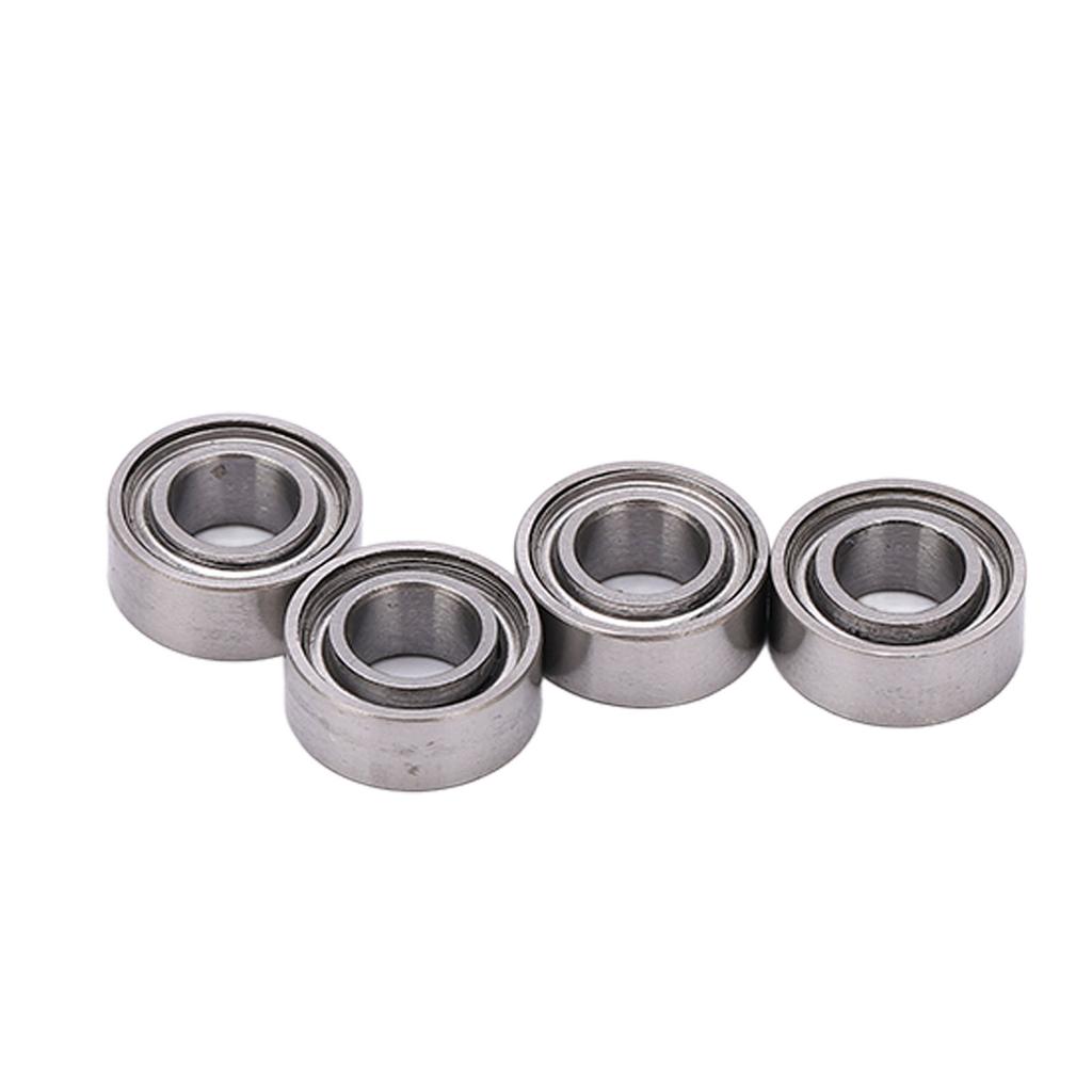 4Pcs Stainless Steel Ball Bearings 5x10x4mm for Arrma 3S 1 10 Remote Control Cars