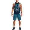 Under Armour Project Rock Training Sports Vest Men Tops Navy-Blue 1357185-408