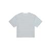 Vans Comfortable Casual Soft Striped Short Sleeve T-Shirt Women Tops White VN0A7YH9Y7M