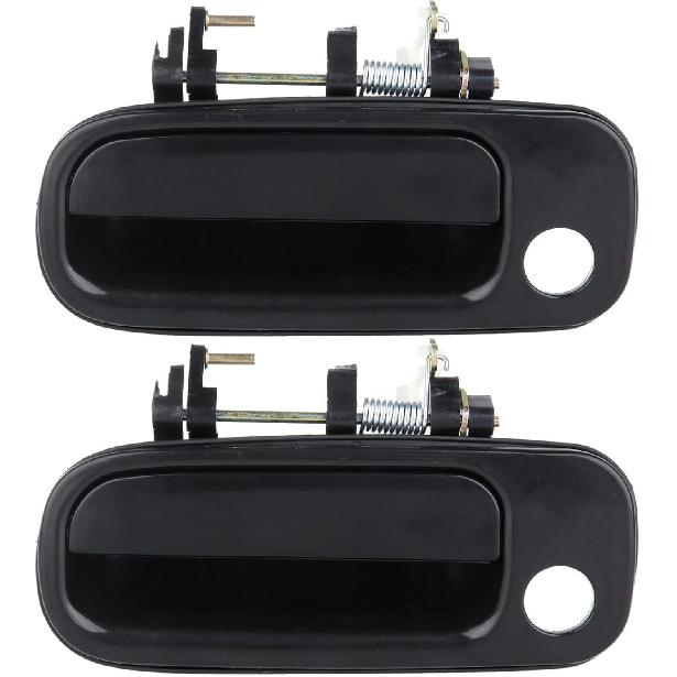ECCPP Exterior Door Handles 1992-1996 for Toyota for Camry Outer Replacement Front Driver Left Door Handles 2pcs Black 6922033020, 77619