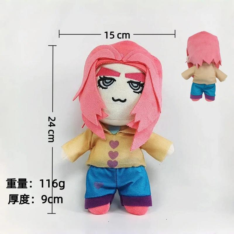 Anime K-pop Demons Hunters Plush Cute Purple Tiger Black Hat Magpie With 3 Eyes Monster Hunt Girl Group Stuffed For Fans Gifts