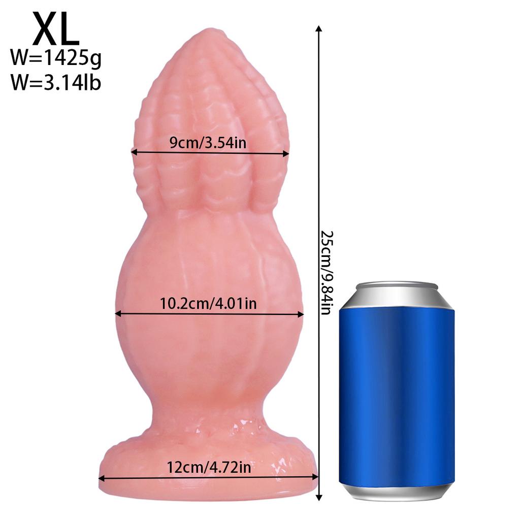 Extra Großer PVC Weicher Dildo Fisting Analplug Masturbator Saugfuß Analdilatator Erwachsenen Sexspielzeug Großer Schwanz Strap-on Penis