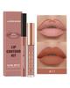 Langmanni Lipgloss Lipliner-Set 2 Sets nicht klebendes Cup-Matt-Lipgloss-Set