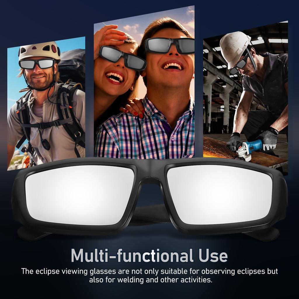 3 Pcs Glasses Welding Adjustable Goggles For Men Wrap Around Safety Eye