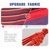 Outdoor/Indoor Rope Double-Hang Bed, Suitable for Camping,Outdoor Canvas Hammock / Beach, Travel, and Backyard Relaxation Use