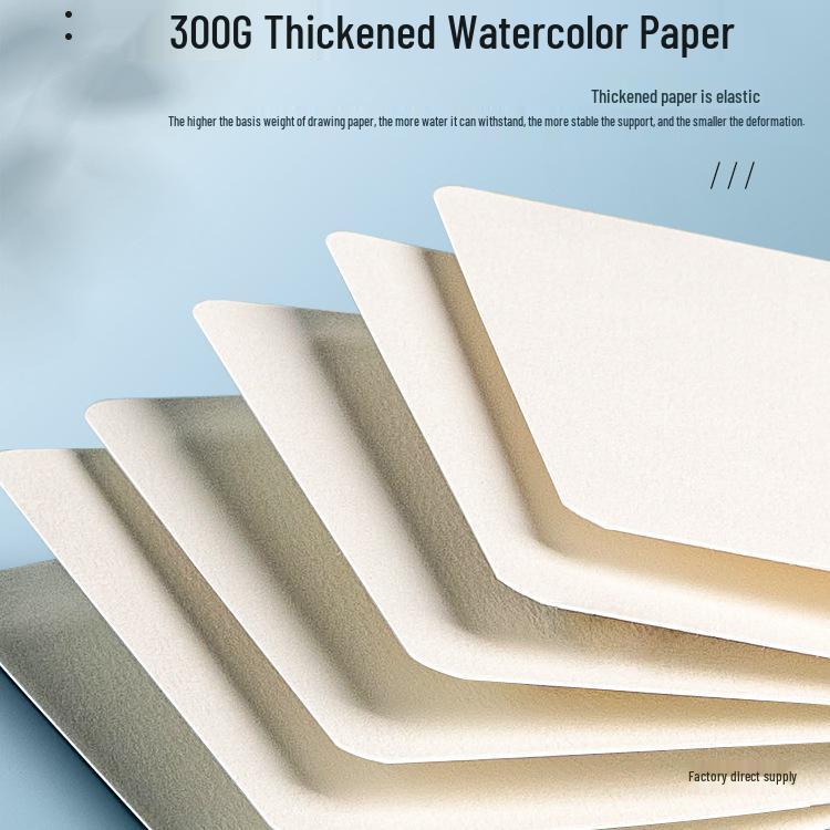 300g Watercolor Postcard & Square Paper - Medium Texture